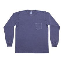 Load image into Gallery viewer, Pigment L/S Tee w/PKT / Matte Purple
